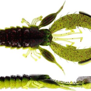 Przynęta Westin CRECRAW CREATUREBAIT 6,5CM 4G BLACK/CHARTREUSE - obrazek 1