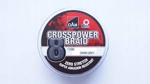 PLECIONKA DAM CROSSPOWER 8-BRAID 0,20MM/12,KG/300M-DARK GREN