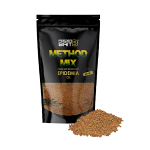 Zanęta Feeder Bait Method Mix Epidemia CSL, czerwonobrązowa mieszanka zanętowa do method feeder.